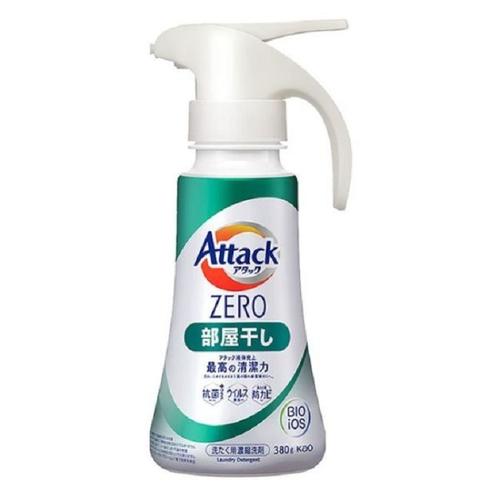 KAO Attack ZERO超濃縮洗衣精(單手按壓式) 380g【現貨 附發票】-細節圖2