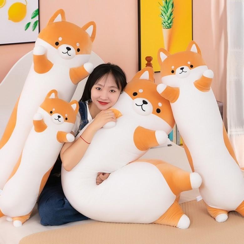 柴犬造型抱枕 (90*20cm)【現貨 附發票】-細節圖2