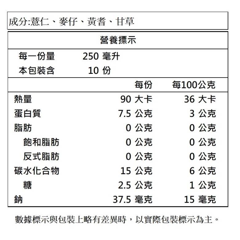 益生堂 漢方沖泡茶系列(薏仁茶/黃耆茶/粉光蔘茶) 效期:2025/07/16【現貨 附發票】-細節圖7