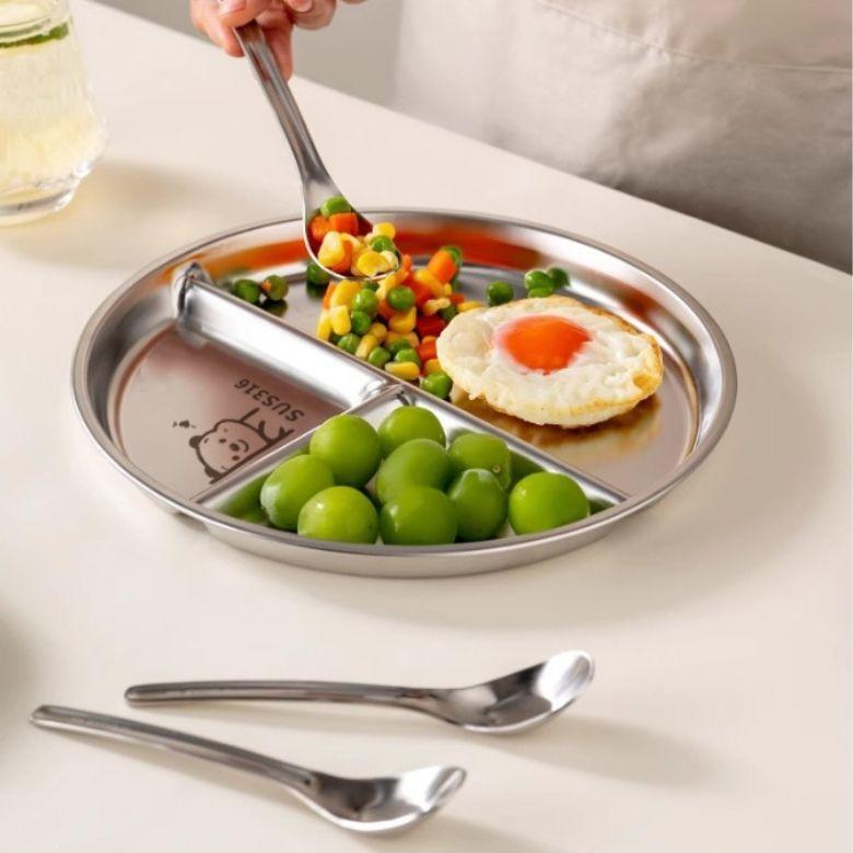 304不鏽鋼分格餐盤(方形/圓形)【現貨 附發票】-細節圖3