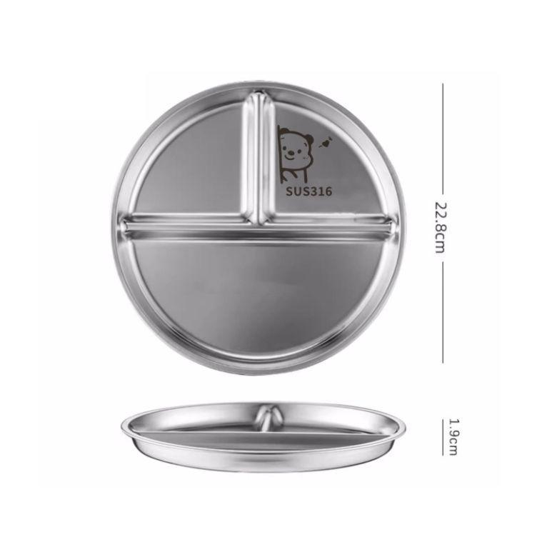 304不鏽鋼分格餐盤(方形/圓形)【現貨 附發票】-細節圖4