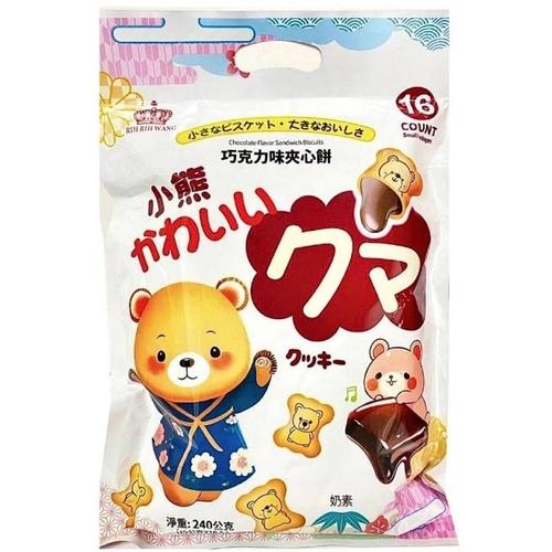 日日旺小熊夾心餅240g (效期:2025/07/23) (巧克力/草莓)【現貨 附發票】-細節圖3