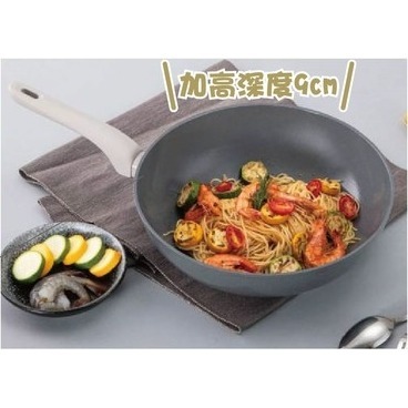 【免運】KINYO IH陶瓷塗層不沾炒鍋30cm【現貨】-細節圖8