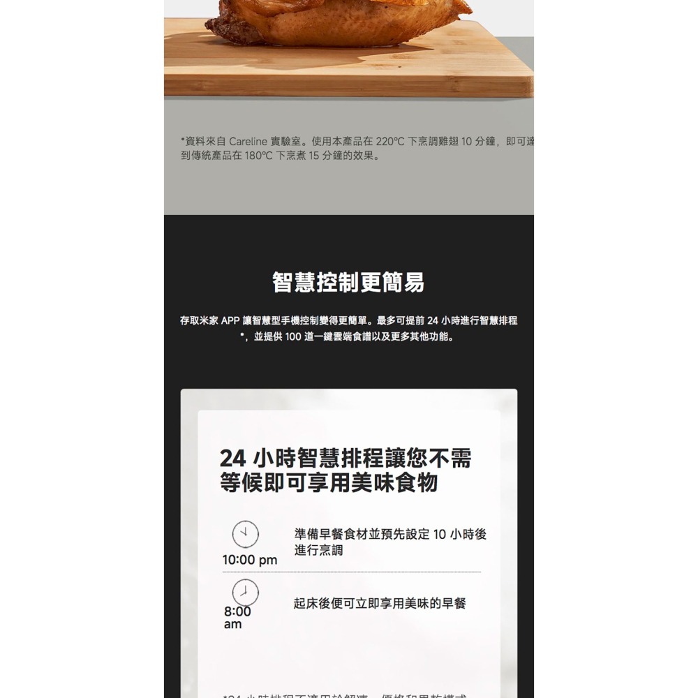 【免運】 Xiaomi 智慧氣炸鍋 6.5L-白色 【現貨】-細節圖11