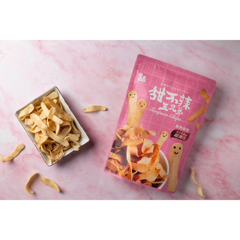 珍寶甜不辣三兄弟(小麻小辣/經典椒鹽/梅粉/海苔蒜味)100g±5g【現貨 附發票】-細節圖4