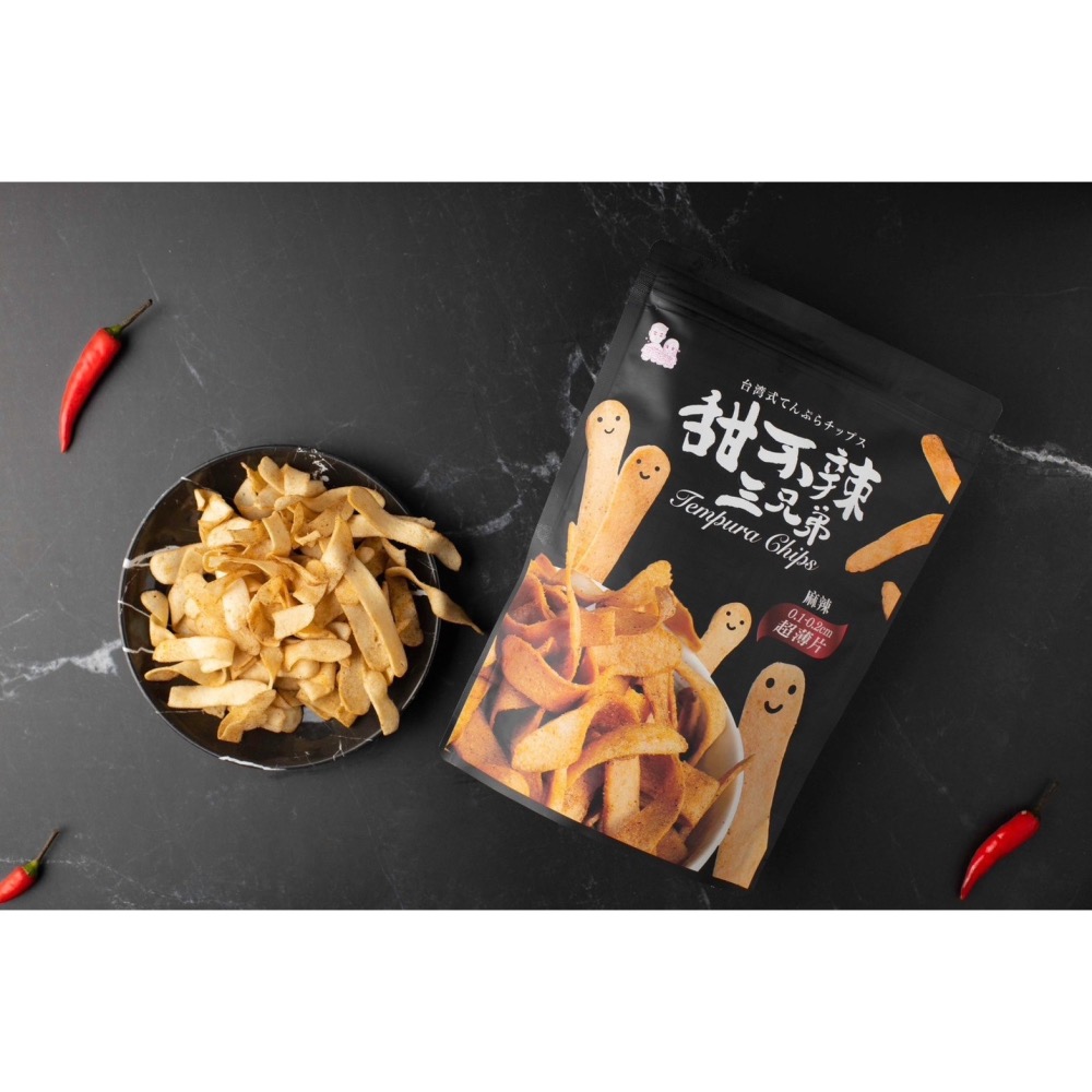 珍寶甜不辣三兄弟(小麻小辣/經典椒鹽/梅粉/海苔蒜味)100g±5g【現貨 附發票】-細節圖5