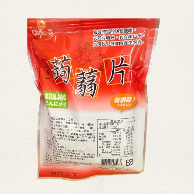 巧益五香蒟蒻片 全素  100g【現貨】-細節圖2