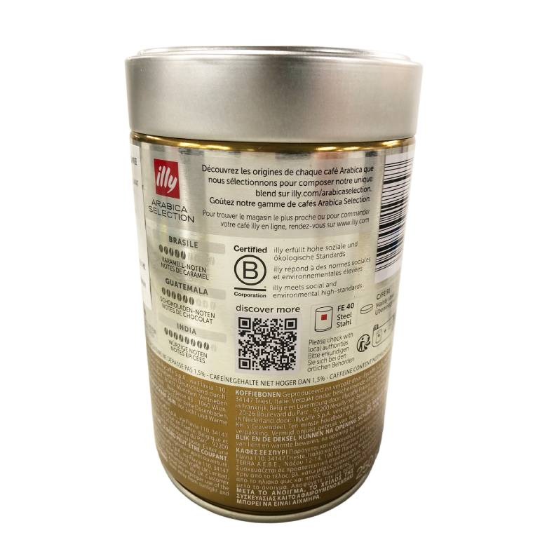 義大利Illy尼加拉瓜果香咖啡豆250g【現貨】-細節圖3