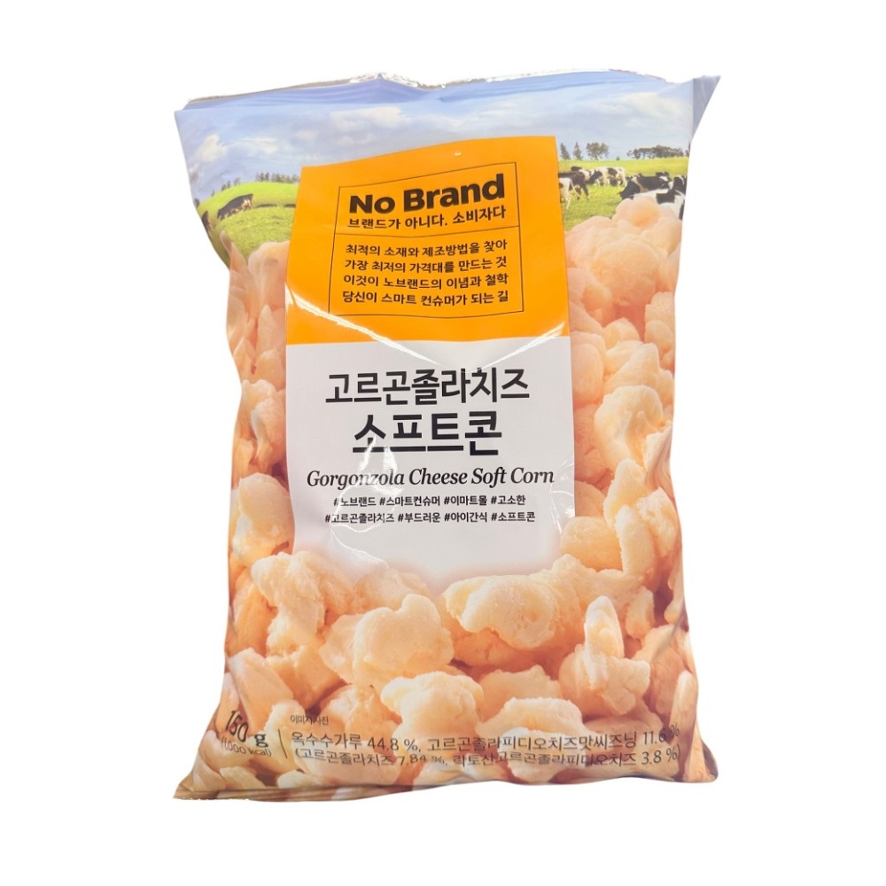 【韓國 No Brand】爆米花(可可風味120g / 戈貢佐拉起司風味150g)【現貨】-規格圖5