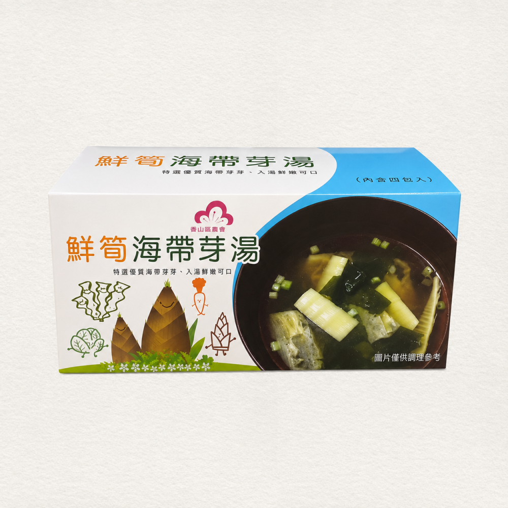 梅山鄉農會系列-韓式鮮脆筍 3包 / 鮮筍海帶芽湯 8包【現貨】-細節圖2