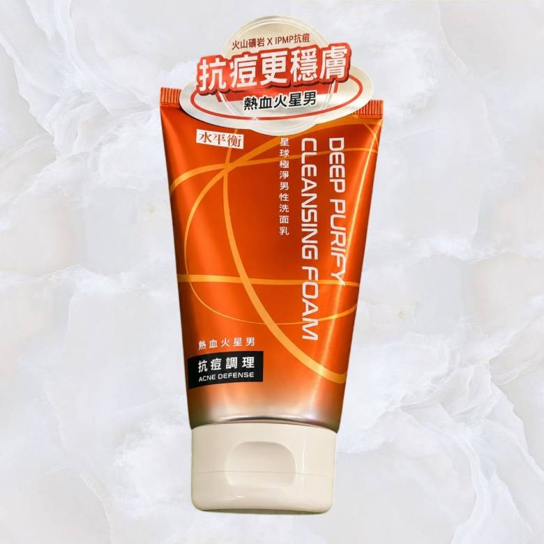 水平衡星球極淨男性洗面乳-極淨控油/毛孔淨化/抗痘調理 100g【現貨】-規格圖1