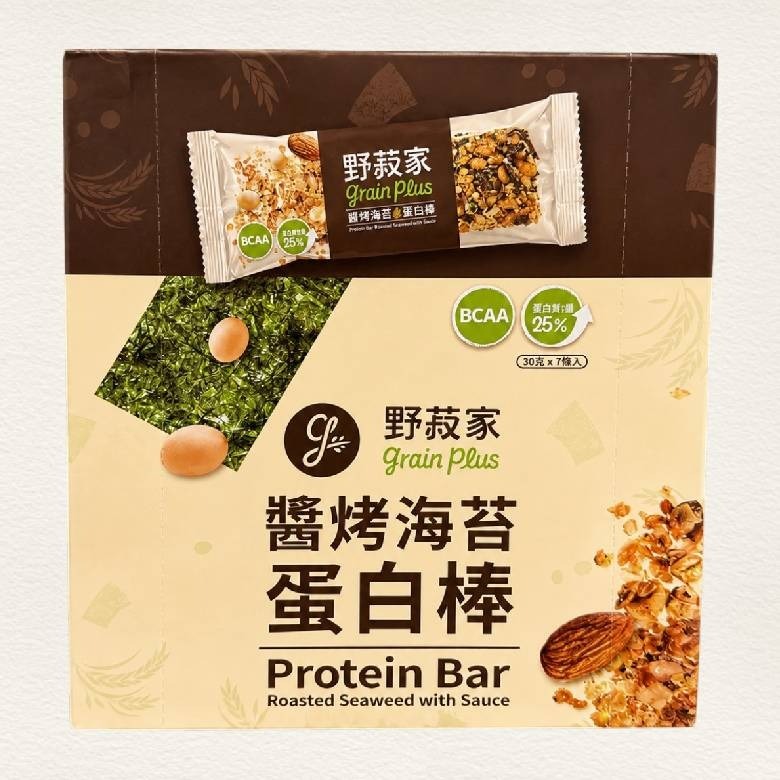 野菽家堅果營養棒-蜂蜜檸檬/海苔藜麥/醬烤海苔蛋白/蔓越莓/地瓜 7入【現貨】-規格圖1