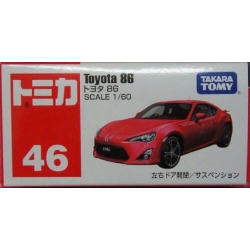 卜ミカ No.46 Toyota 86 トヨタ 86 Scale 1/60