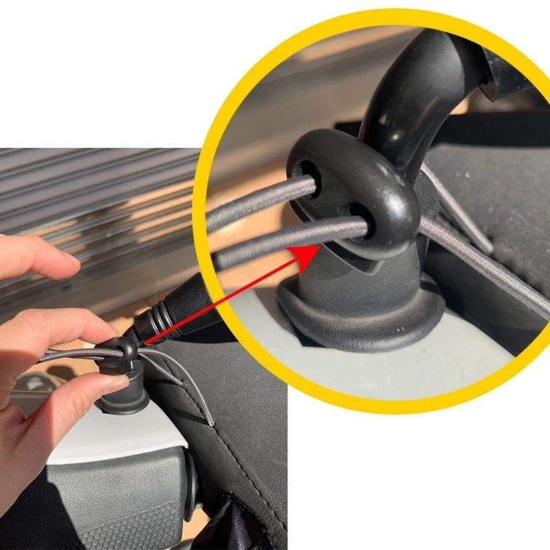 【誠都牌】高雄 手工藝品 黑色 雙孔 止滑 彈力扣 圓鬆緊帶 黑色 彩色 日型環  拉鍊 拼布材料-細節圖4