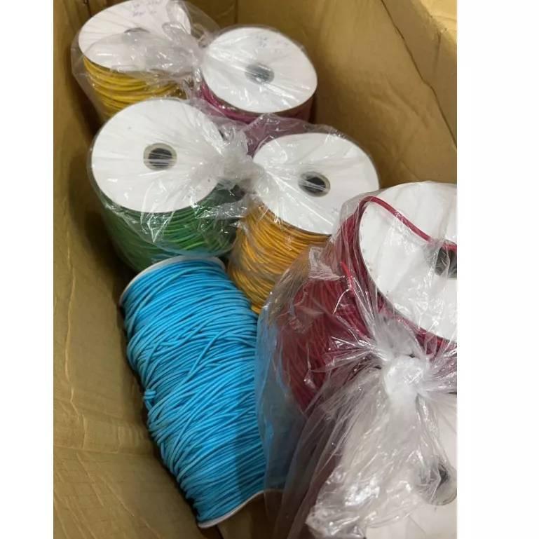 【誠都牌】高雄 手工藝品 黑色 雙孔 止滑 彈力扣 圓鬆緊帶 黑色 彩色 日型環  拉鍊 拼布材料-細節圖6