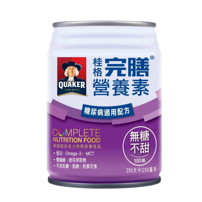桂格完膳 營養素-100鉻/無糖不甜 250mlx24罐/箱