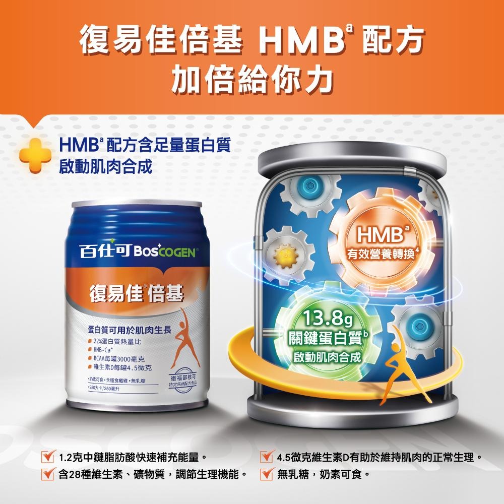 加贈2瓶 百仕可 復易佳倍基營養素 250mlx24罐/箱-細節圖2