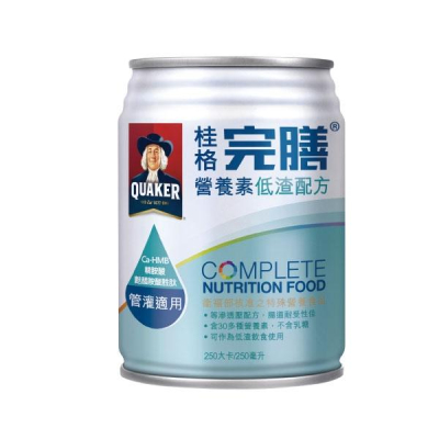 桂格完膳營養素 低渣配方(管灌適用) 250mlx24瓶/箱