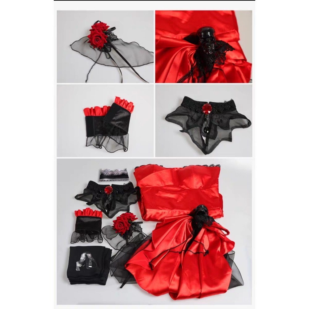 死神 森美聲 Calli Calliope 禮服 hololive holo COS COSPLAY 售 租-細節圖5