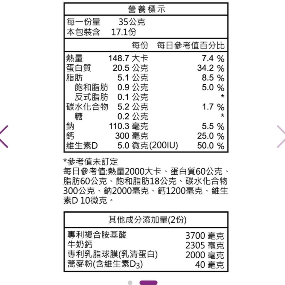 依萊爾-優肽素高蛋白複方分離大豆蛋白粉(芝麻口味)-細節圖2