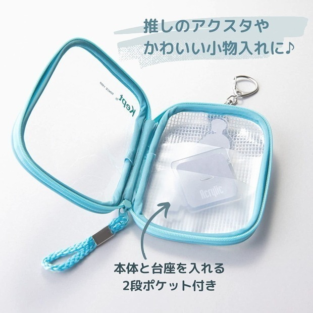 日本Kept 網眼透明吊飾包 果凍包-細節圖4