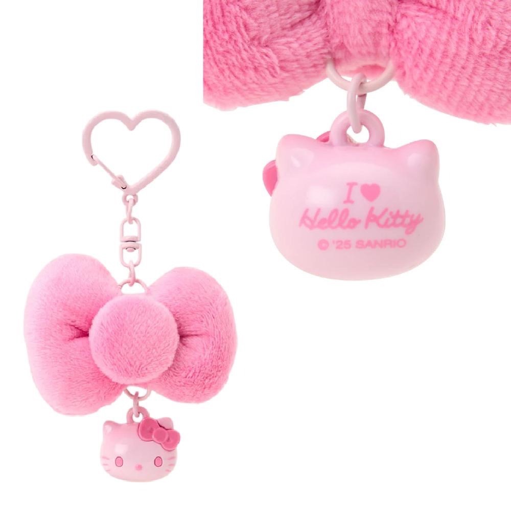 【現貨】三麗鷗 I Love Hello Kitty 蝴蝶結愛心扣 SANRIO 日本正版 KT-規格圖1