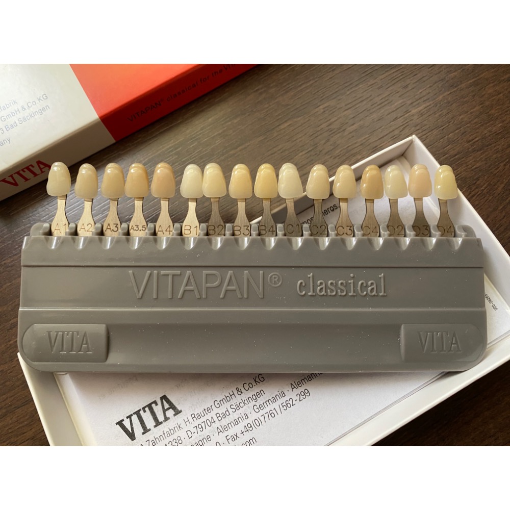 VITA 比色板 齒色比色板 VITA16色 16色 對色板 牙齒比色 牙齒比色板 牙科 牙醫 美白 牙齒美白 專用-細節圖2