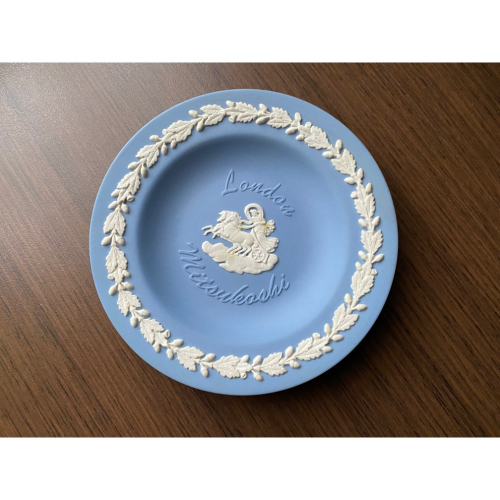 Vintage 古物 古董 老物 藍色 紀念盤 Wedgwood jasper 絕版 美品 非 骨瓷 古瓷 杯盤 咖啡杯