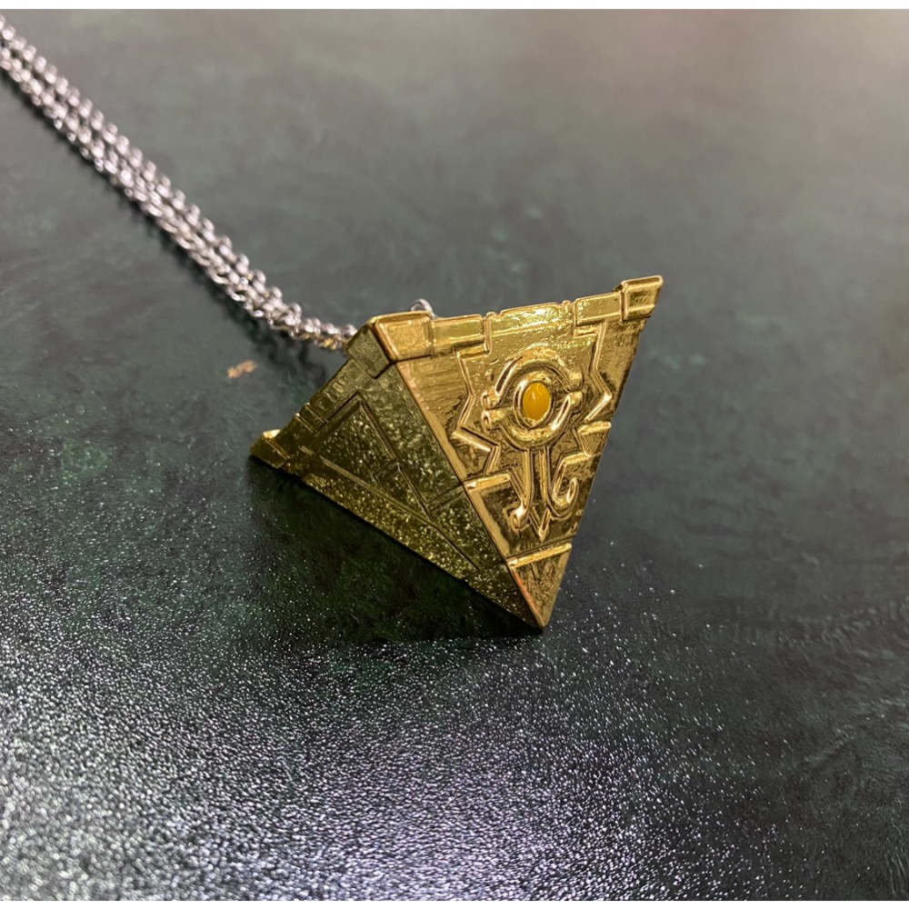 遊戲王 千年輪 項鍊 墜飾 千年神器 智慧輪 yu gi oh 另有 千年積木 動漫周邊 黑魔導女孩 三幻神 神之卡-細節圖3