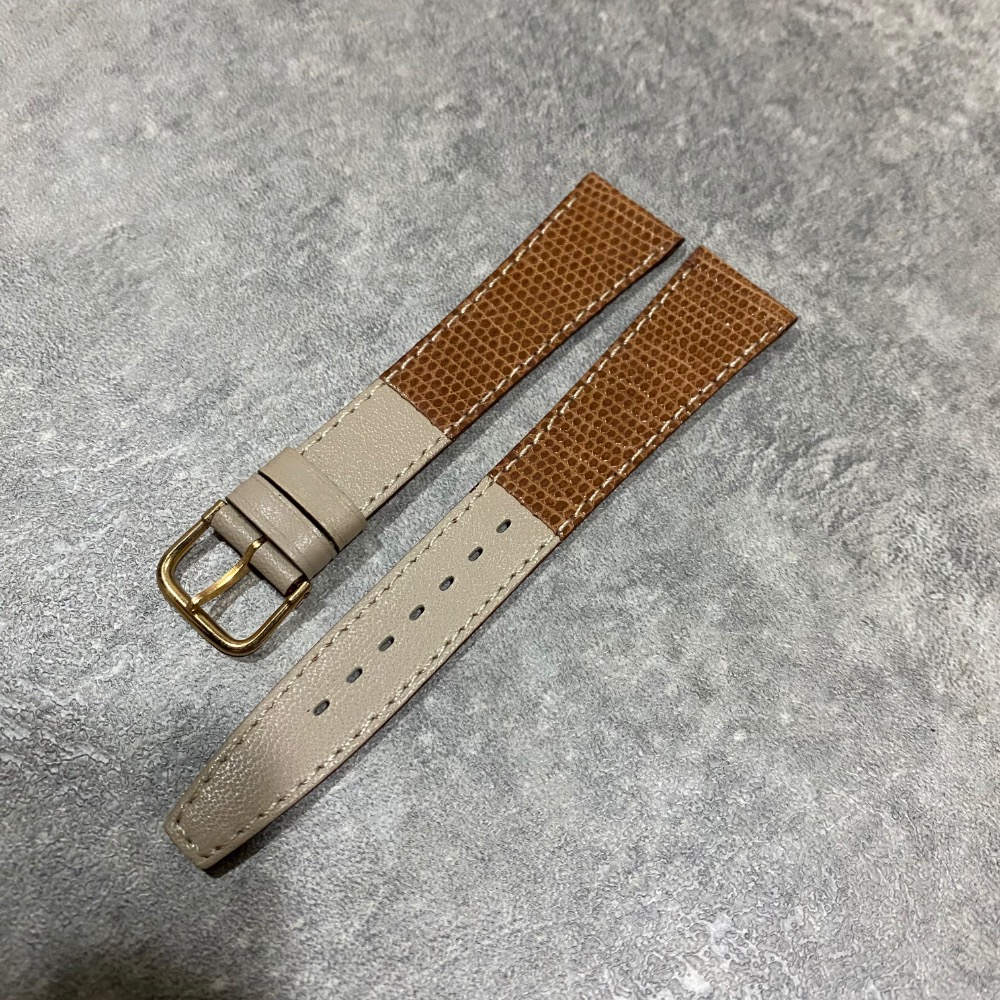 現貨 進口 法國製 皮錶帶 鱷魚皮紋路 黑色 咖啡色 咖啡 深棕 棕色 淺棕 COBRA 18MM 俐落 修身 12MM-規格圖6