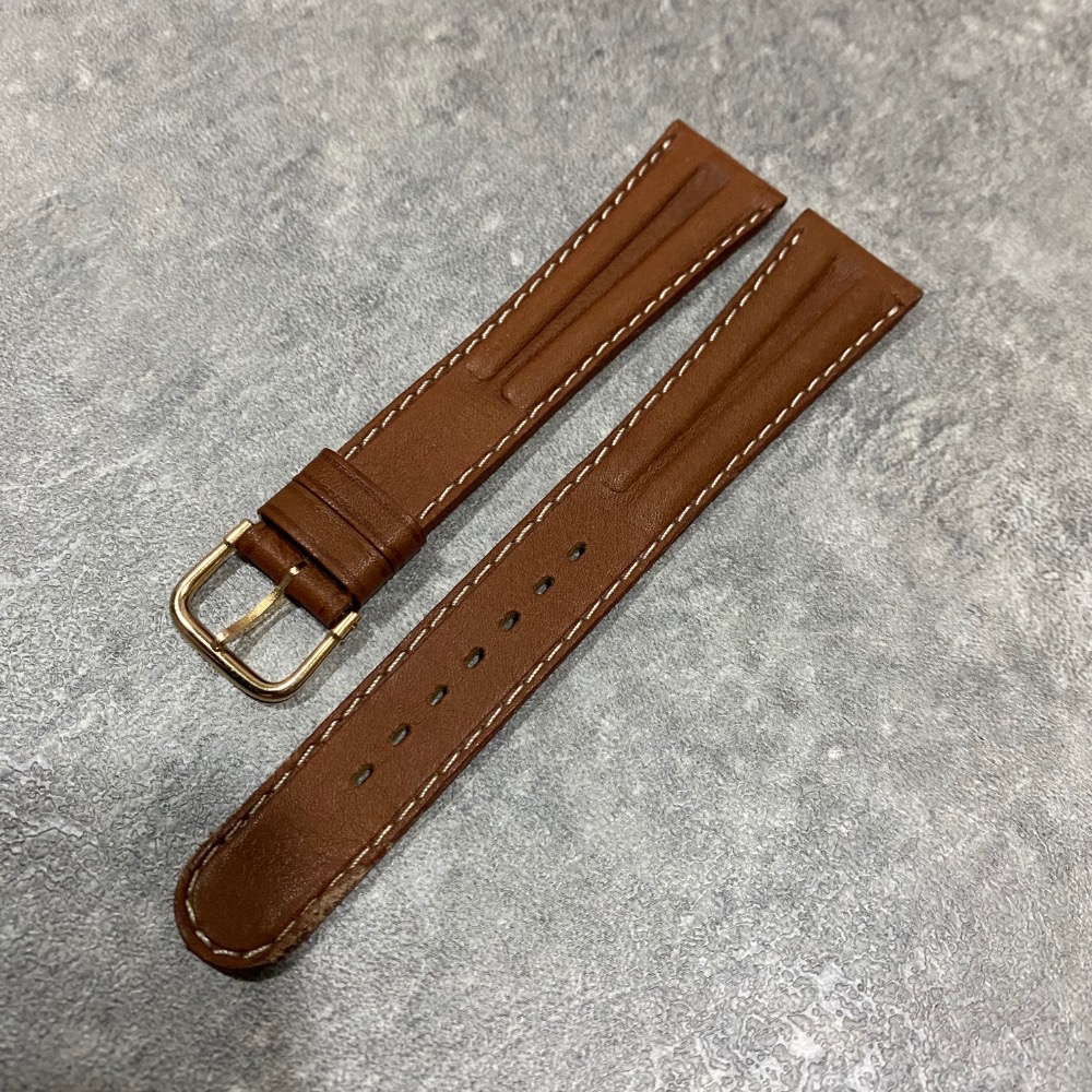 現貨 全新 法國 法國製 🇫🇷 COBRA 皮錶帶 黑色 咖啡色 棕色 深棕 18MM 修身 12MM 錶帶 絕版-細節圖8