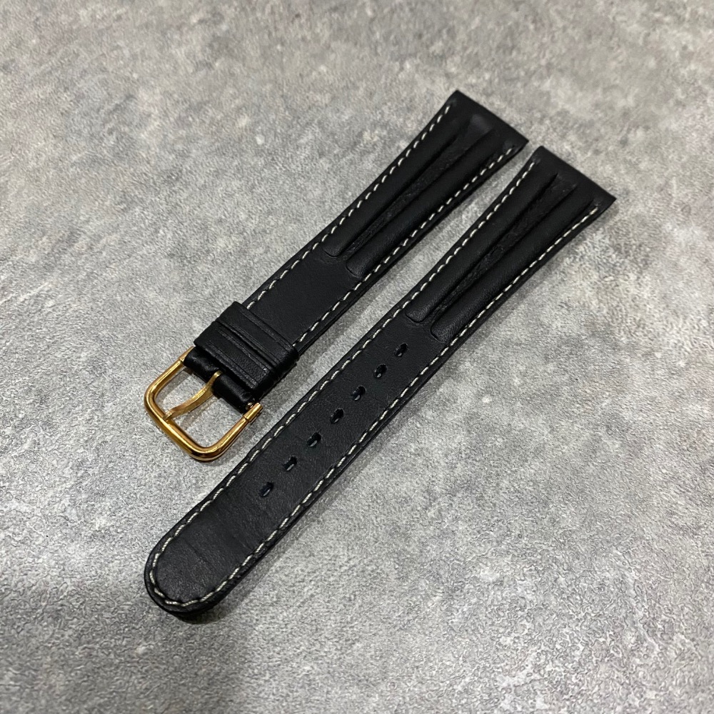 現貨 全新 法國 法國製 🇫🇷 COBRA 皮錶帶 黑色 咖啡色 棕色 深棕 18MM 修身 12MM 錶帶 絕版-規格圖9