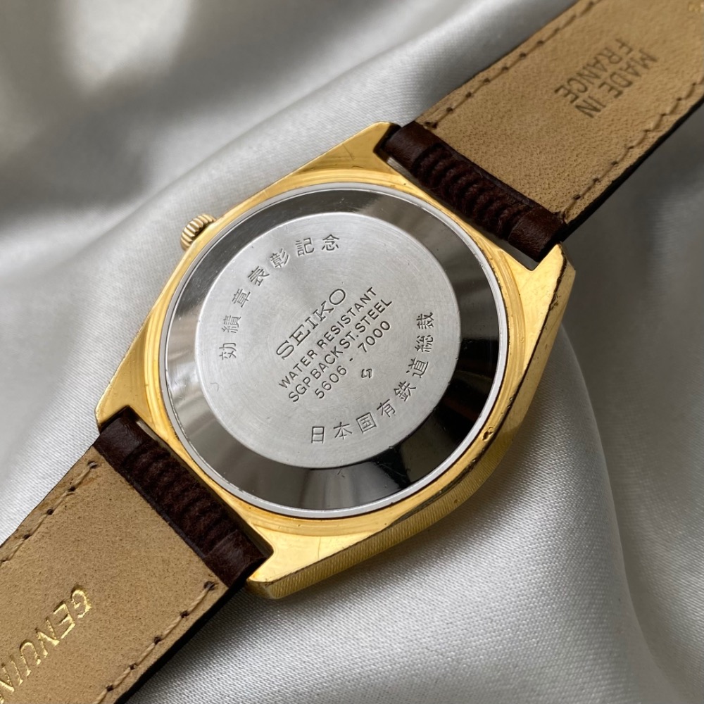 SEIKO VINTAGE 精工 古董錶 古董 古董表 自動機械錶 機械錶 LM 5606-7000 鐵道錶 鐵道表-細節圖4