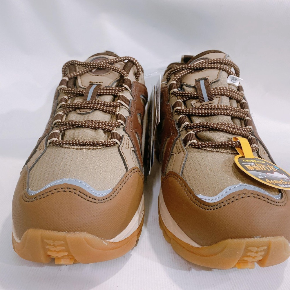 金英鞋坊~ GOODYEAR固特異 女款防水郊山健行鞋 登山鞋 12401-棕 超低直購價890元-細節圖4