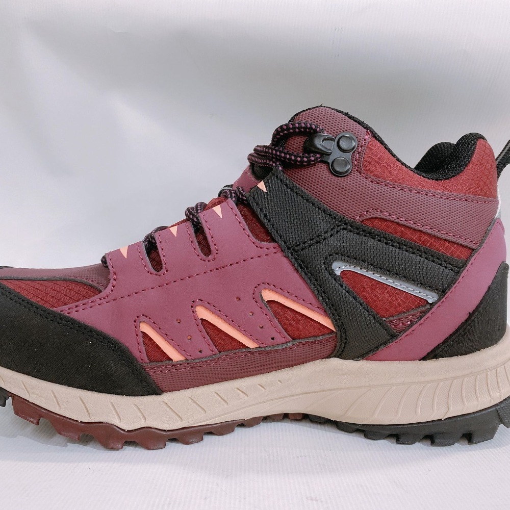 金英鞋坊~ GOODYEAR固特異 探險旅行家W1 女款抗水郊山健行鞋登山鞋12522-酒紅 超低直購價890元-細節圖5