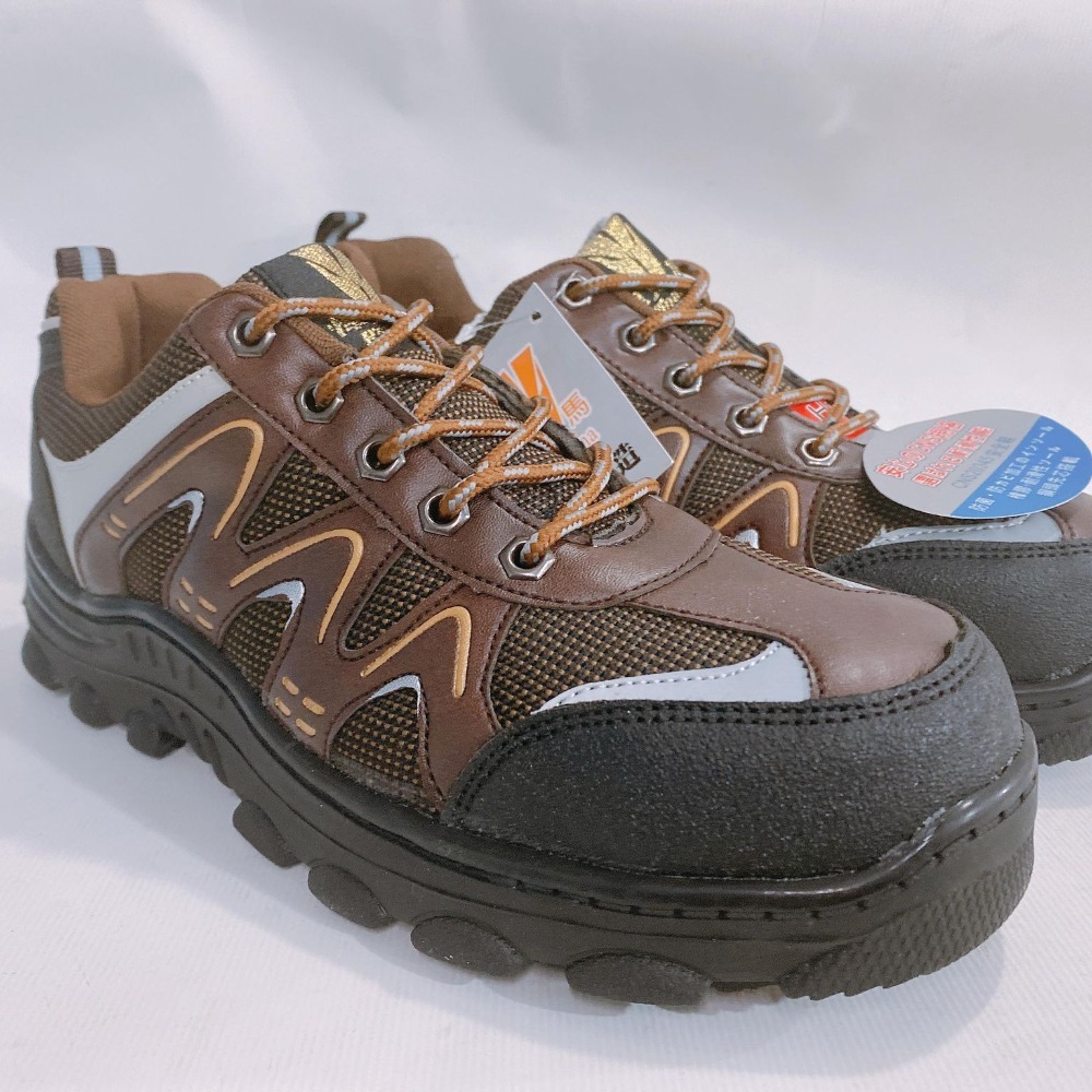 金英鞋坊Hanama悍馬 男款防穿刺多功能鋼頭安全鞋 618-咖(台灣製造) 超低直購價980元-細節圖3