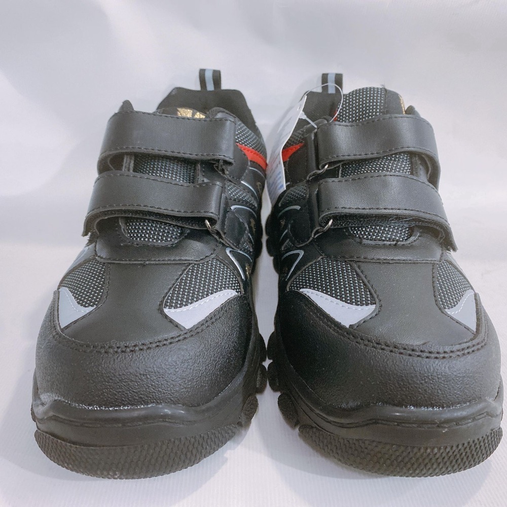 金英鞋坊~ Hanama悍馬 男款防穿刺多功能魔鬼粘鋼頭安全鞋 619-黑紅(台灣製造) 超低直購價980元-細節圖4