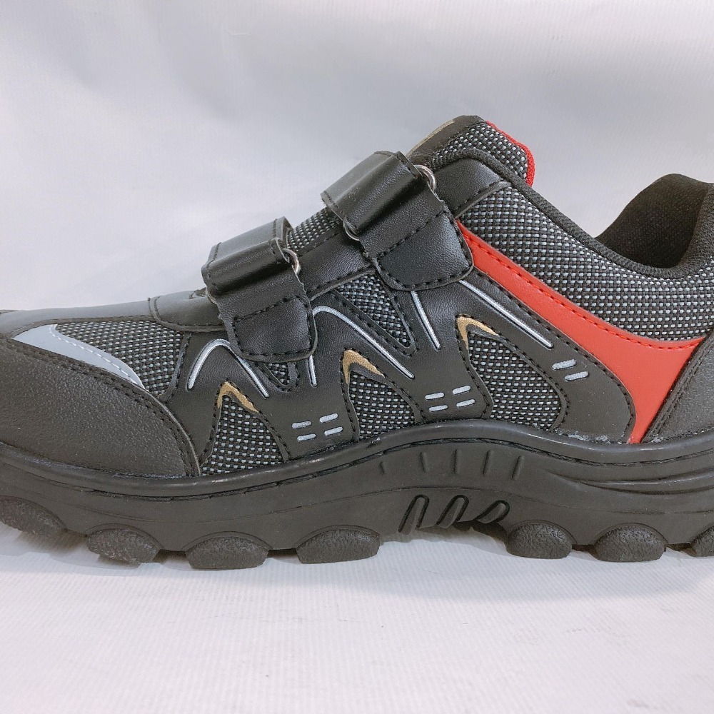 金英鞋坊~ Hanama悍馬 男款防穿刺多功能魔鬼粘鋼頭安全鞋 619-黑紅(台灣製造) 超低直購價980元-細節圖5