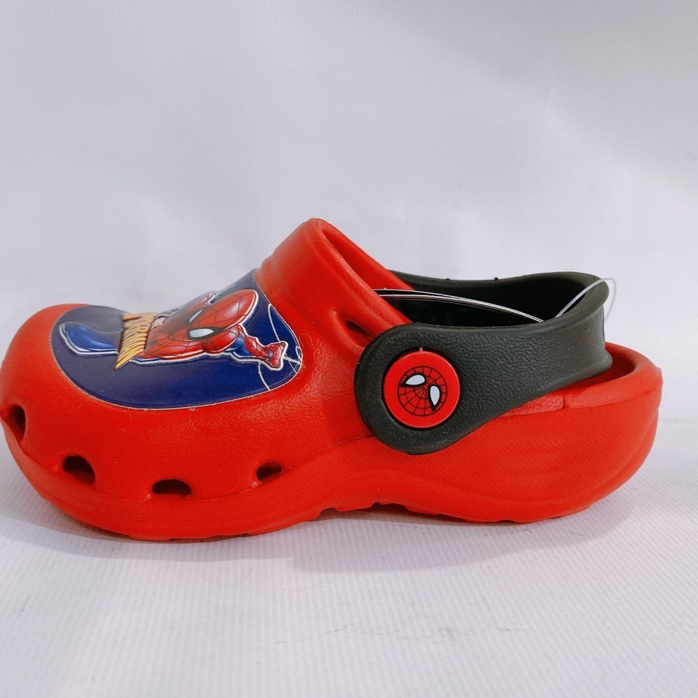 金英鞋坊 MARVEL 蜘蛛人 童鞋輕量防水布希鞋台灣製造) 11502-紅 超低直購價290元-細節圖2