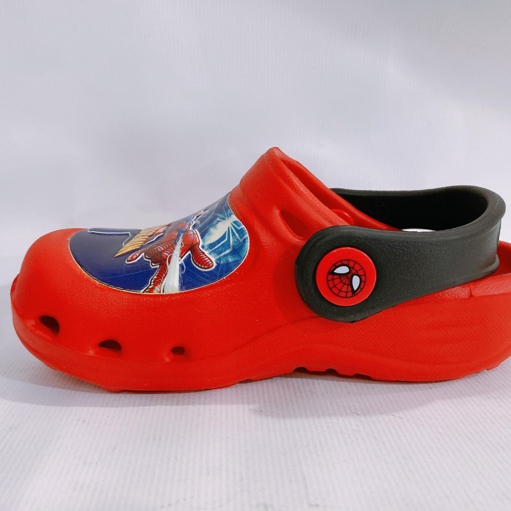金英鞋坊 MARVEL 蜘蛛人 童鞋輕量防水布希鞋台灣製造) 11502-紅 超低直購價290元-細節圖5