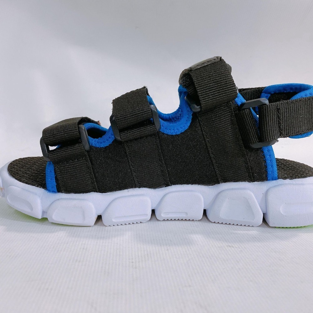 金英鞋坊~ LOTTO樂得-義大利第一品牌 童款時尚織帶涼鞋 3310-黑 超低直購價390元-細節圖5