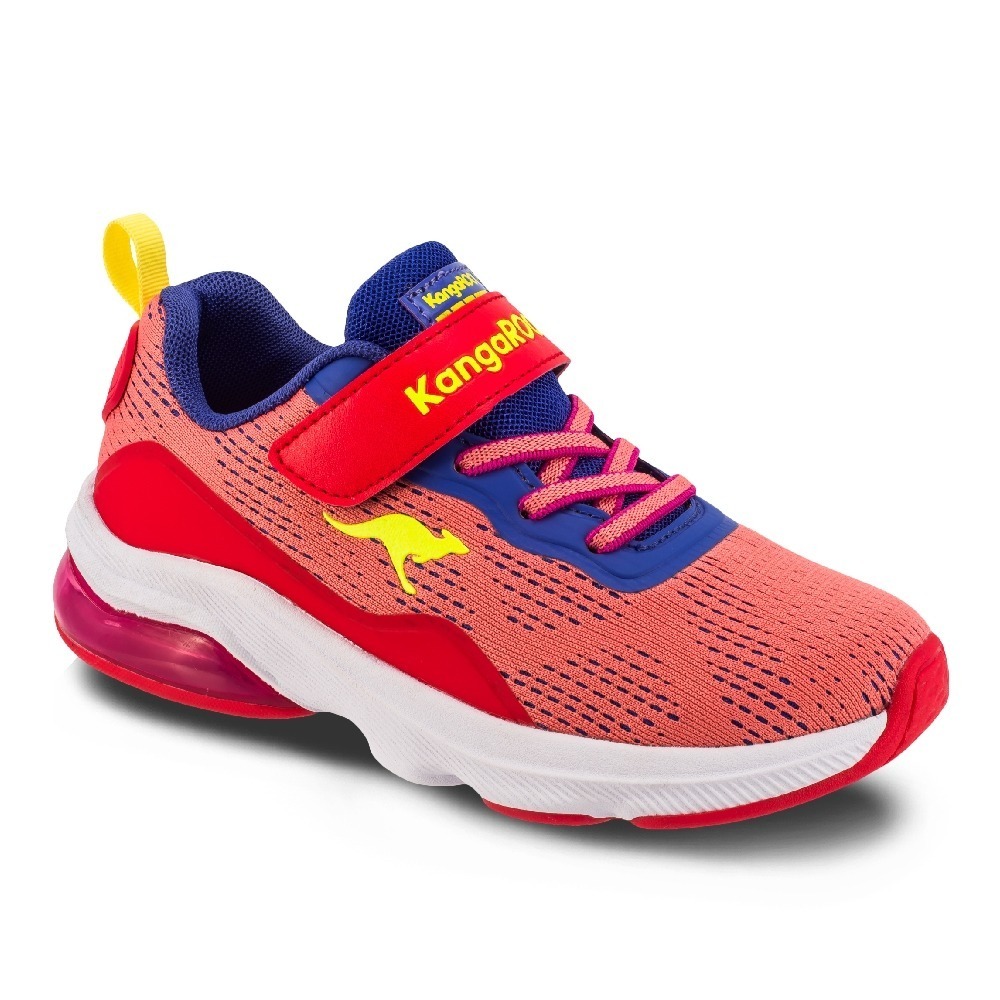 金英鞋坊~KangaROOS 童鞋RUN SWIFT輕量透氣緩震氣墊運動鞋11892-紅 超低直購價590元-細節圖2