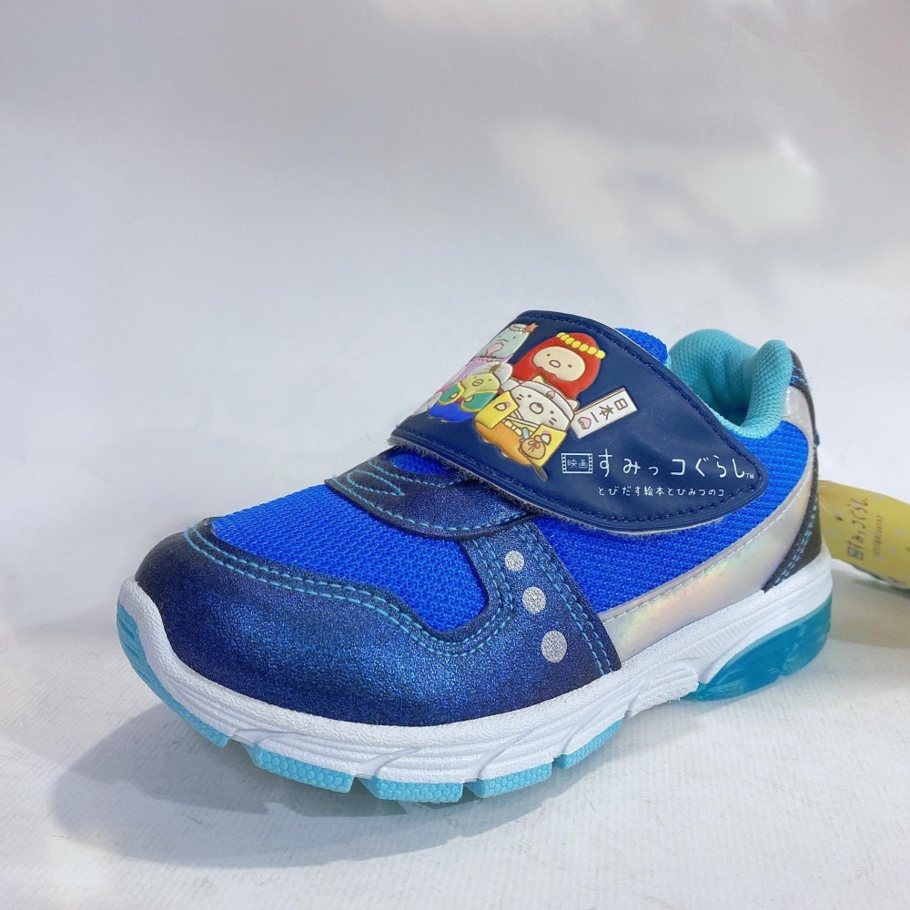 金英鞋坊角落生物 男童電燈運動鞋(台灣製造) 19106-藍 超低直購價290元 全新有燈-細節圖3