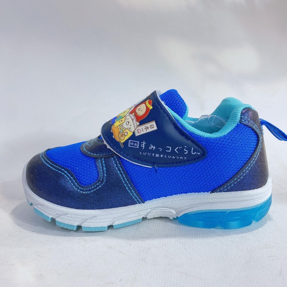 金英鞋坊角落生物 男童電燈運動鞋(台灣製造) 19106-藍 超低直購價290元 全新有燈-細節圖5