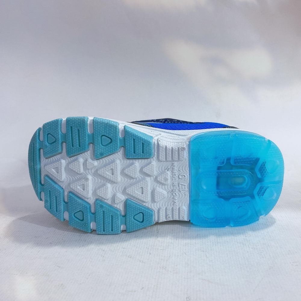 金英鞋坊角落生物 男童電燈運動鞋(台灣製造) 19106-藍 超低直購價290元 全新有燈-細節圖6