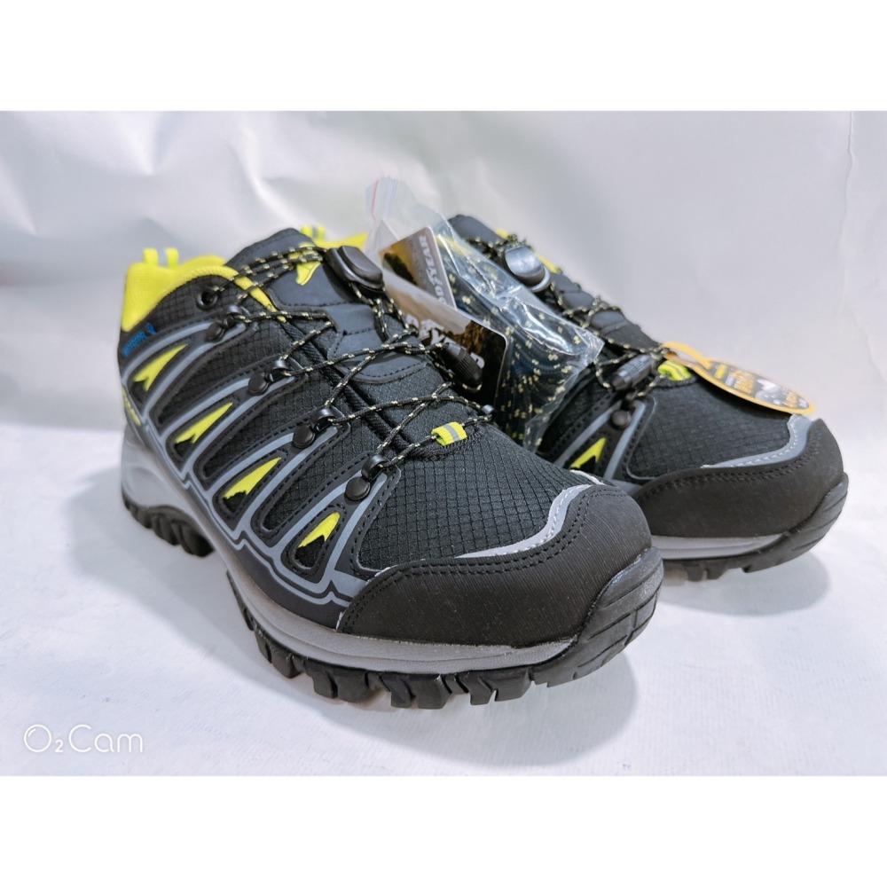金英鞋坊~ GOODYEAR 男款旅行者專業多功能郊山防水戶外越野健行鞋 23405-黑綠 超低直購價890元-細節圖3