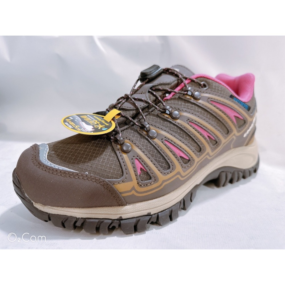 金英鞋坊~GOODYEAR 女款旅行者專業多功能郊山防水戶外越野健行鞋 22403-咖桃 超低直購價890元-細節圖2