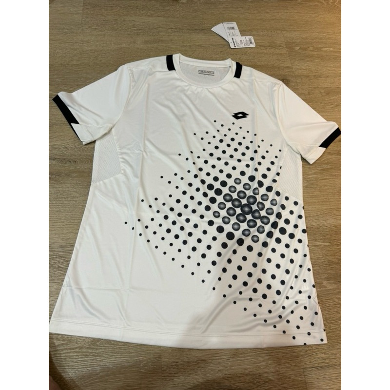 金英鞋坊~LOTTO樂得-義大利第一品牌南款專業網球T-SHIRT LT2173407KM-黃色-白色特價290元-細節圖4
