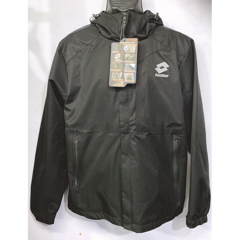 金英鞋坊~義大利第一品牌-LOTTO樂得 男款平織防風防潑水運動套裝 運動外套31黑 3192橘 3196藍特價490元-細節圖3
