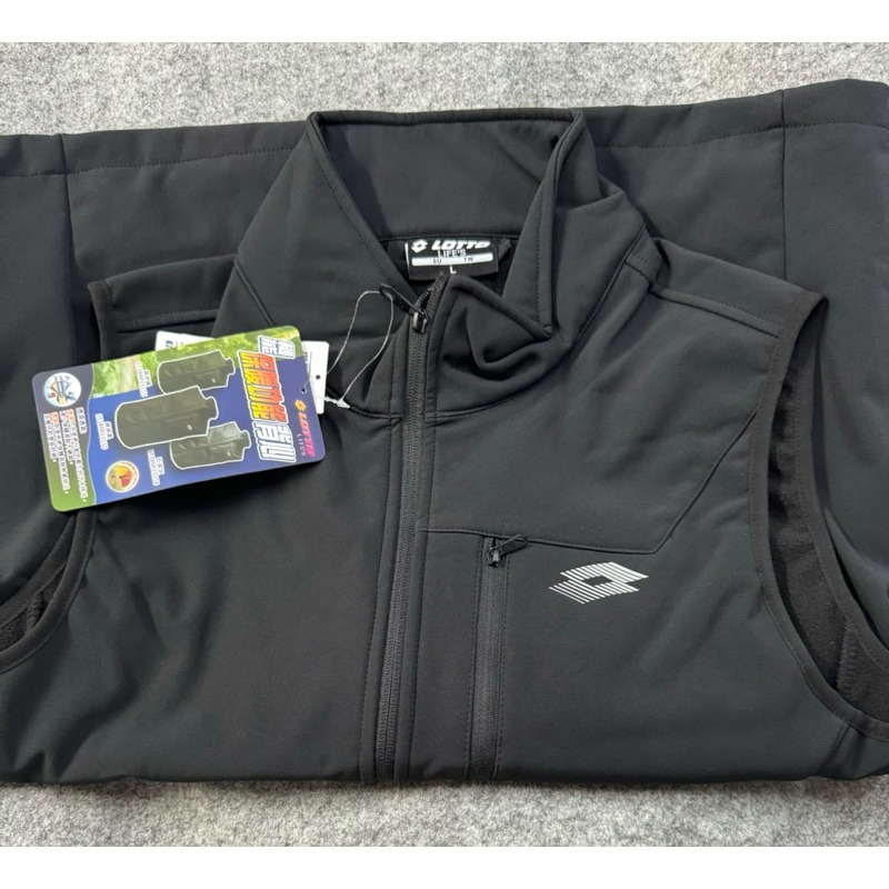 金英鞋坊-義大利第一品牌-LOTTO樂得男/女機能保暖功能背心3150黑 3155綠3158灰出清-490元-細節圖7